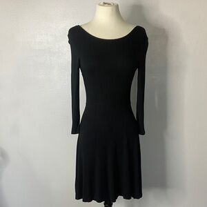Express Black Long Sleeve Dress